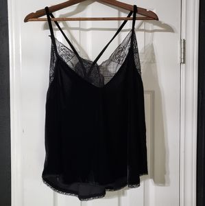 Velvet Lace Mod Spaghetti Trap/ Tank Top